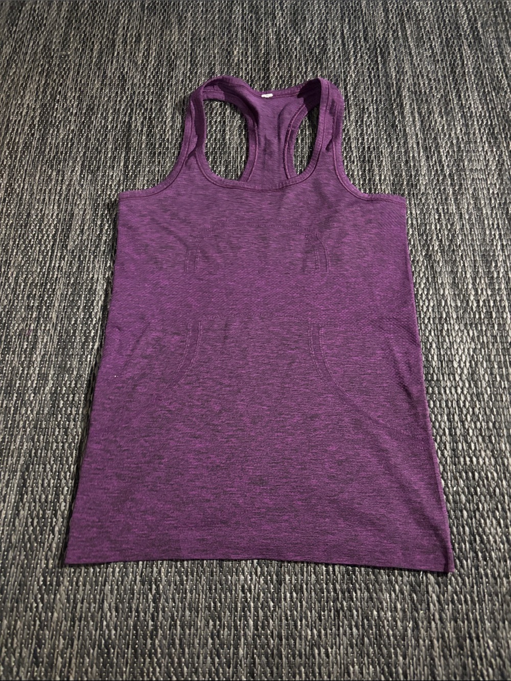Lululemon Swiftly Tech Racerback Tank Black Chilled Grape